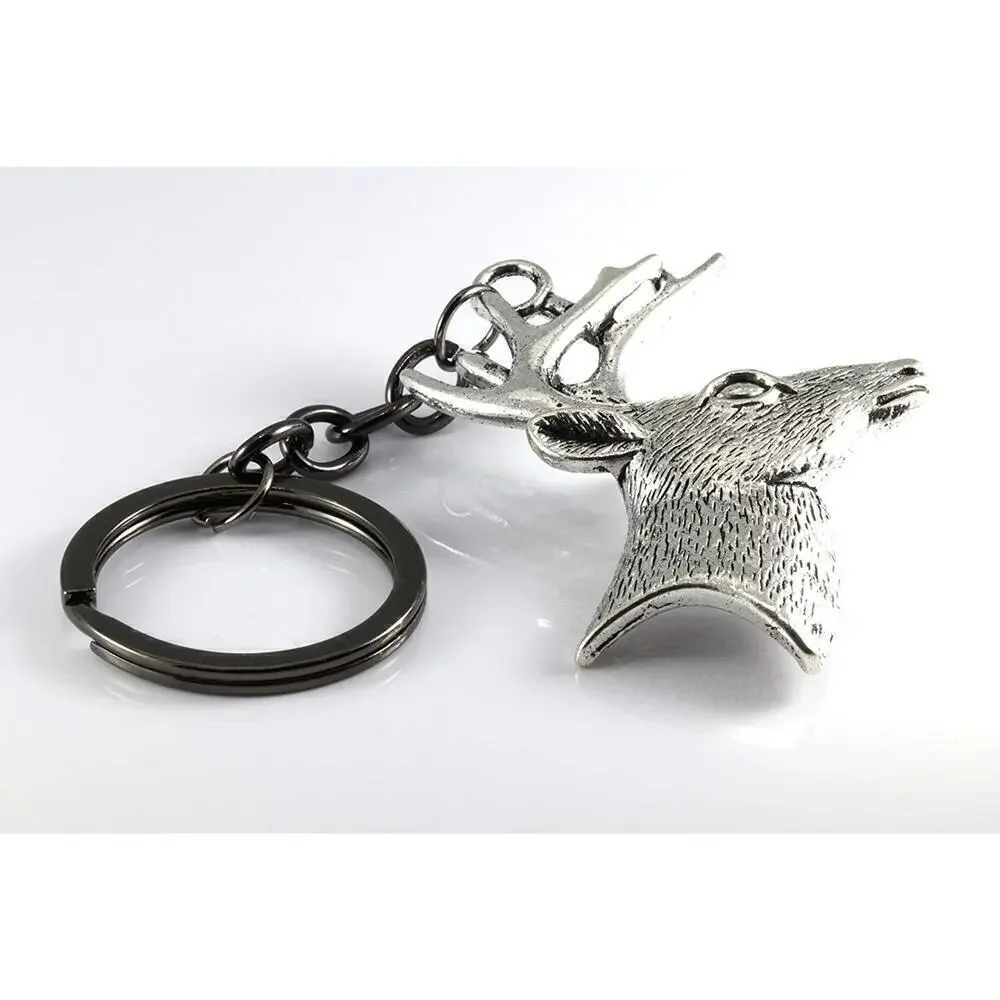 Deer Keychain - Deer Antler Keychain